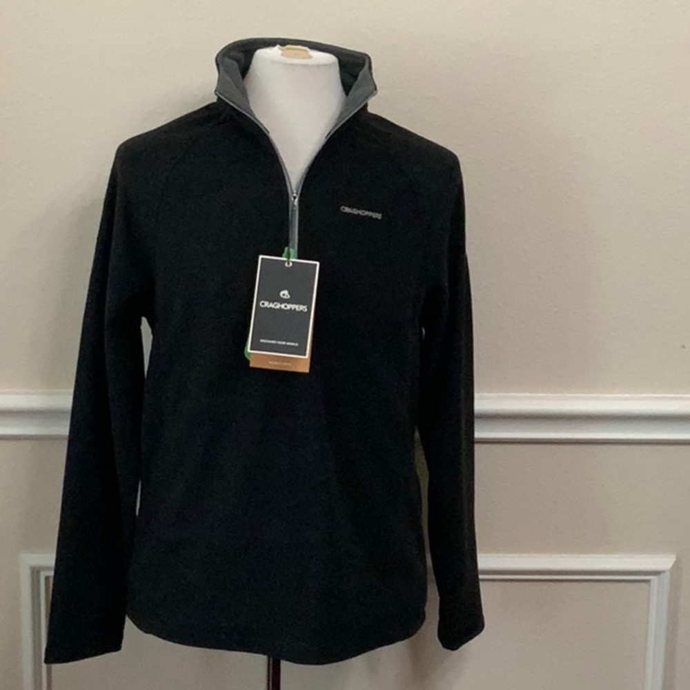 Craghoppers COREY HALF ZIP FLEECE - Black